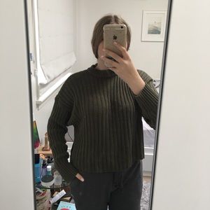 American Eagle Swamp Green Sweater